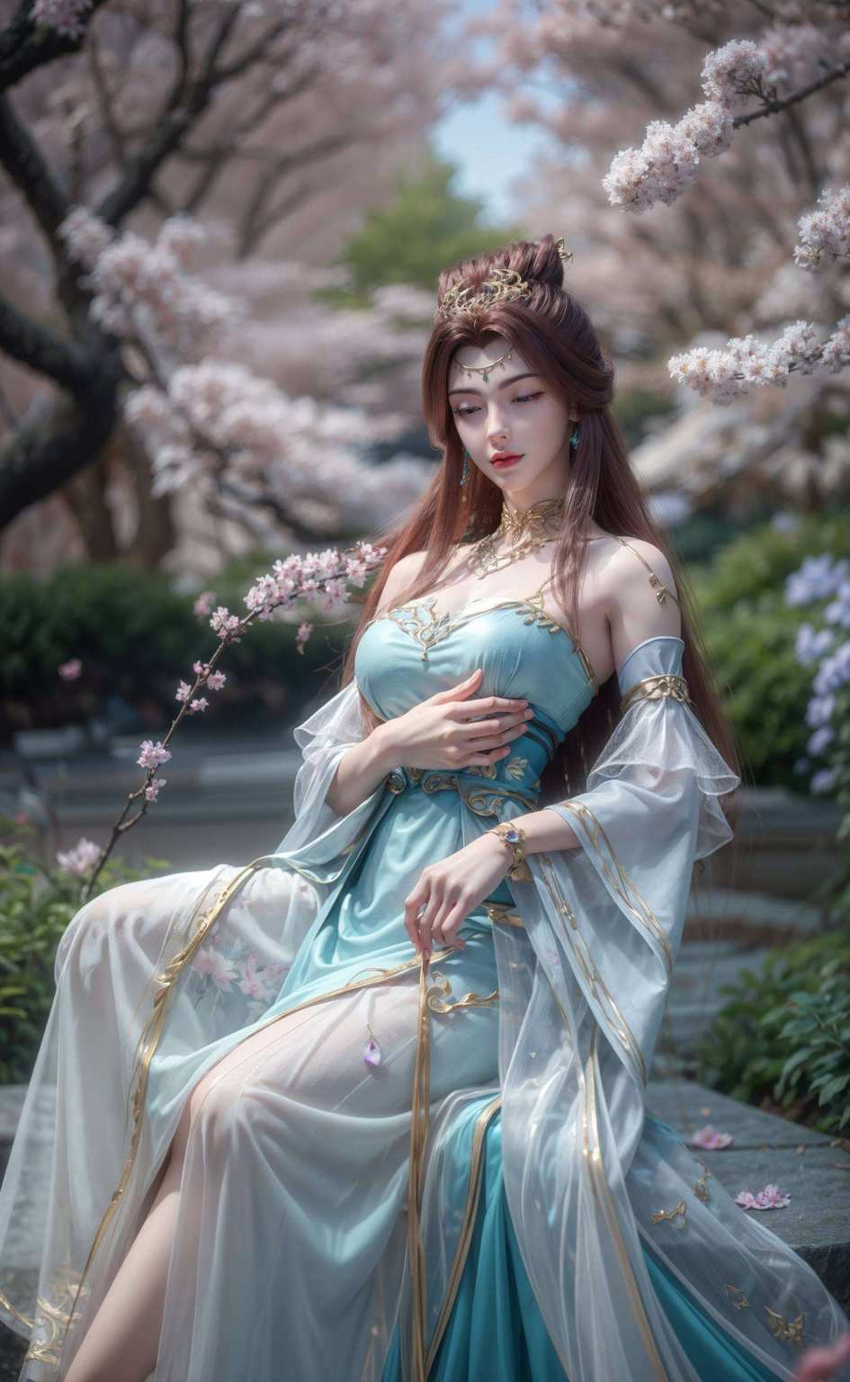 国漫女神苏灵韵壁纸大放送！高清竖屏让你沉浸在那迷人的玄幻世界