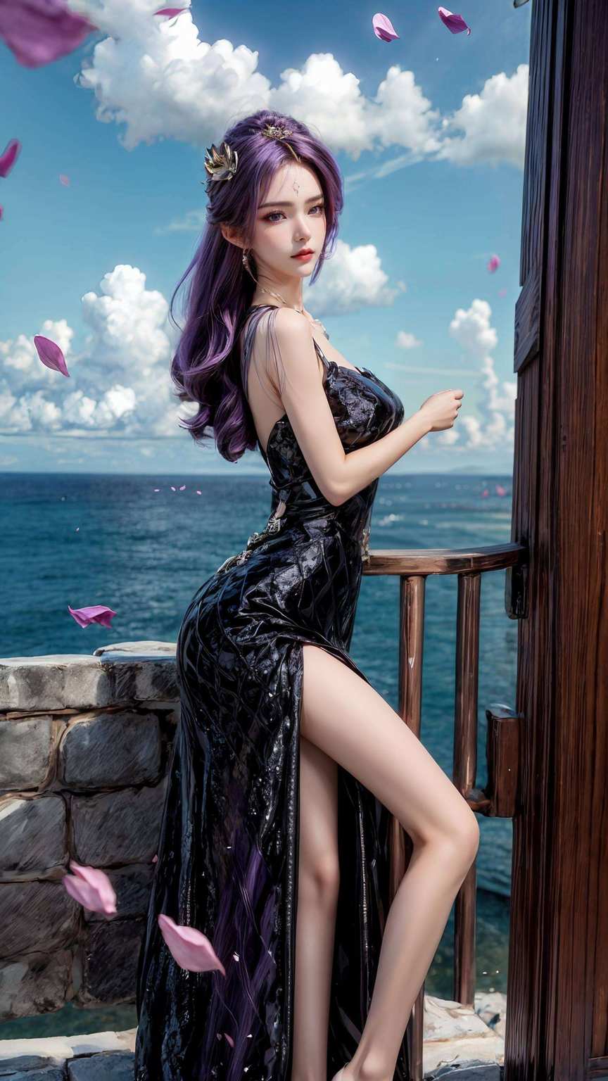 在天穹壁纸的浩瀚星海中动漫界的女神与美女们也不甘示弱