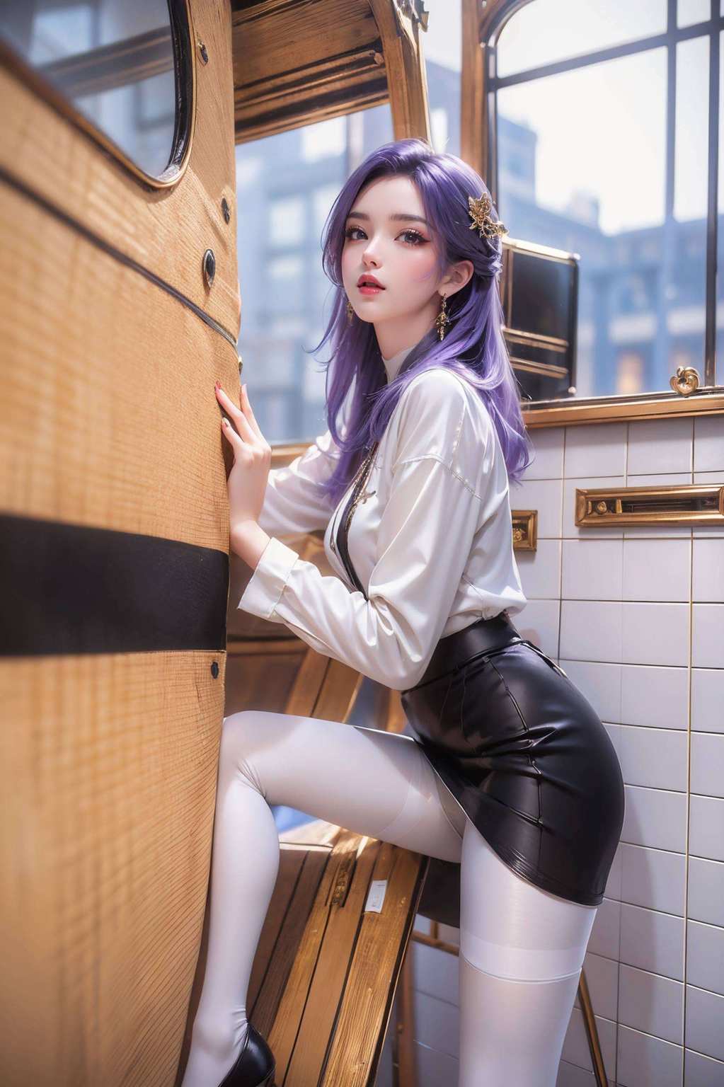 用以装饰电脑仙鹤翱翔