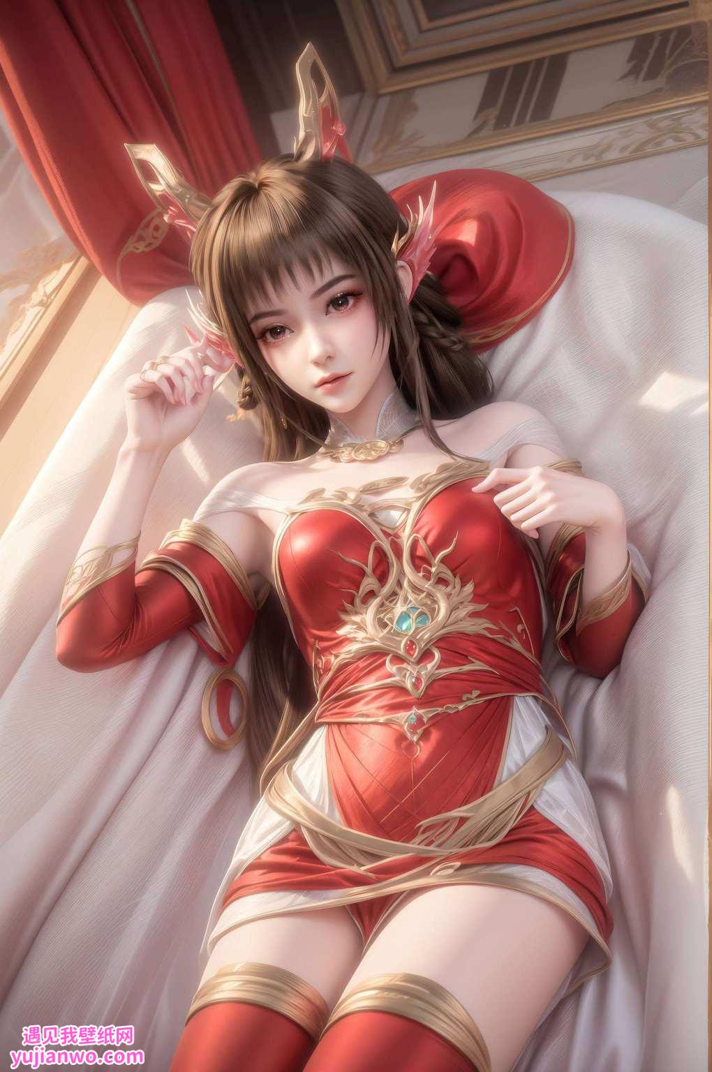 谁说国漫美女只能是远观不可亵玩焉？咱们这可是能捧在手心里的壁纸女神哦！这位国漫界的颜值担当
