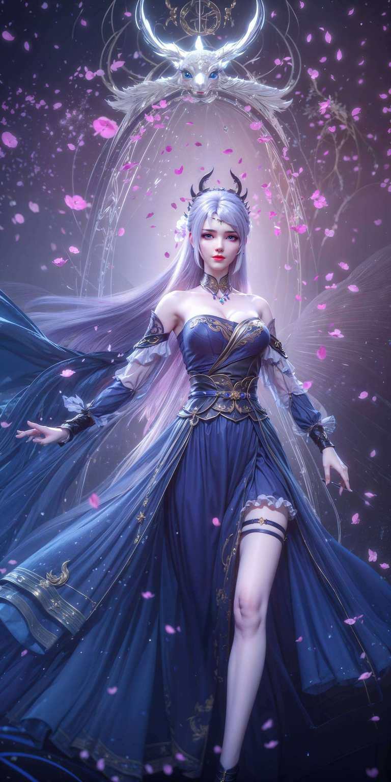充满了玄幻的气息快快收下这份国漫女神的浪漫吧！