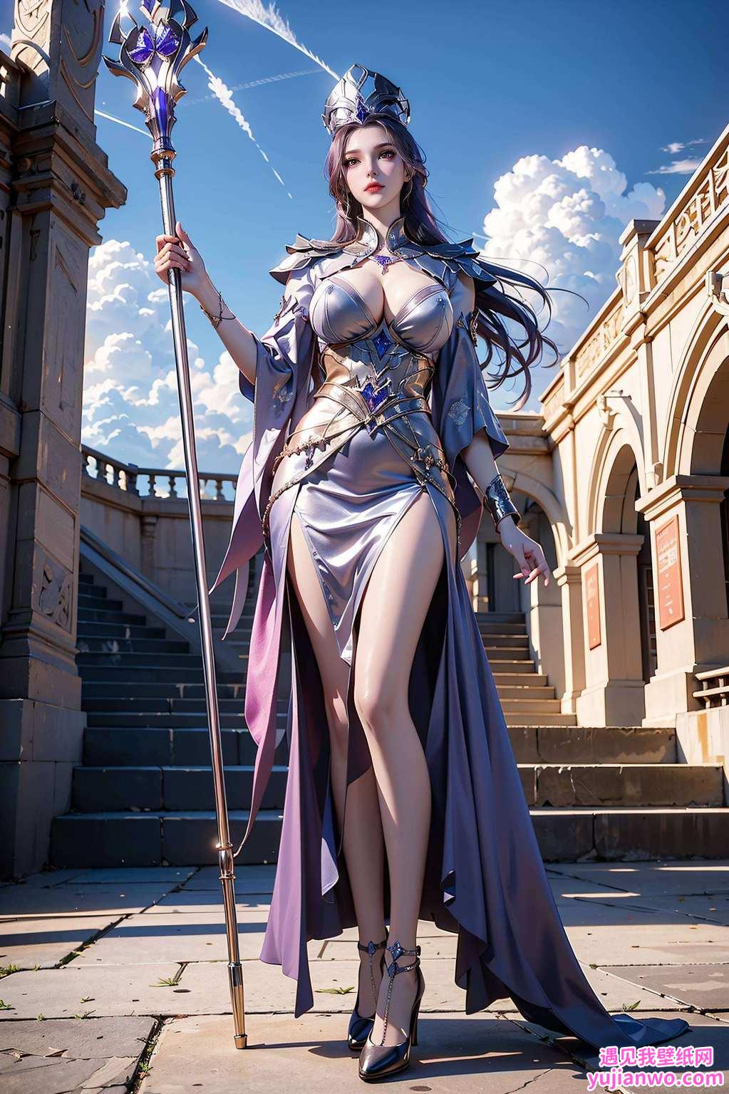 嘿主角是我们的古风大美女——比比东！这组神装高清壁纸
