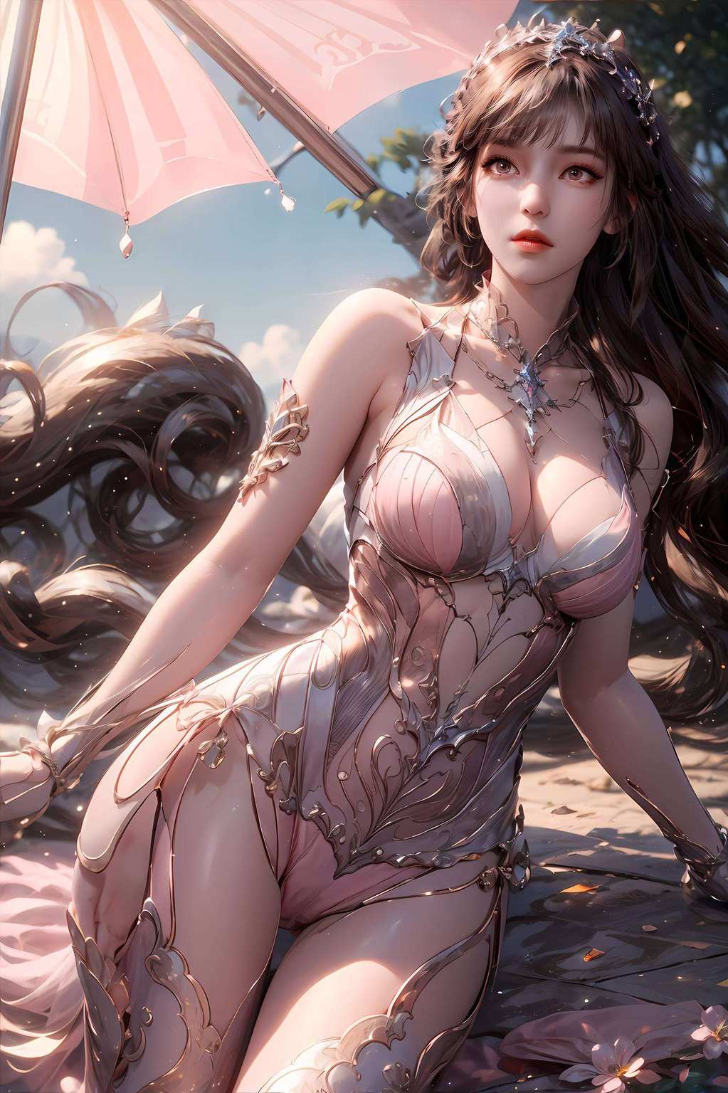 今天给大家带来的是小舞插画女神壁纸高清版简洁而不失华丽