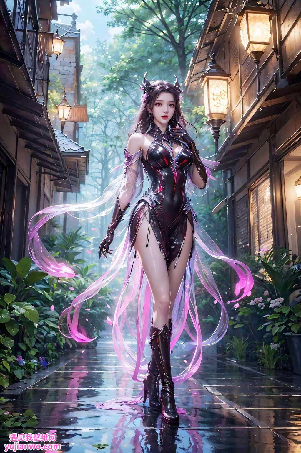 朱竹清和她的小伙伴的情侣壁纸嘿