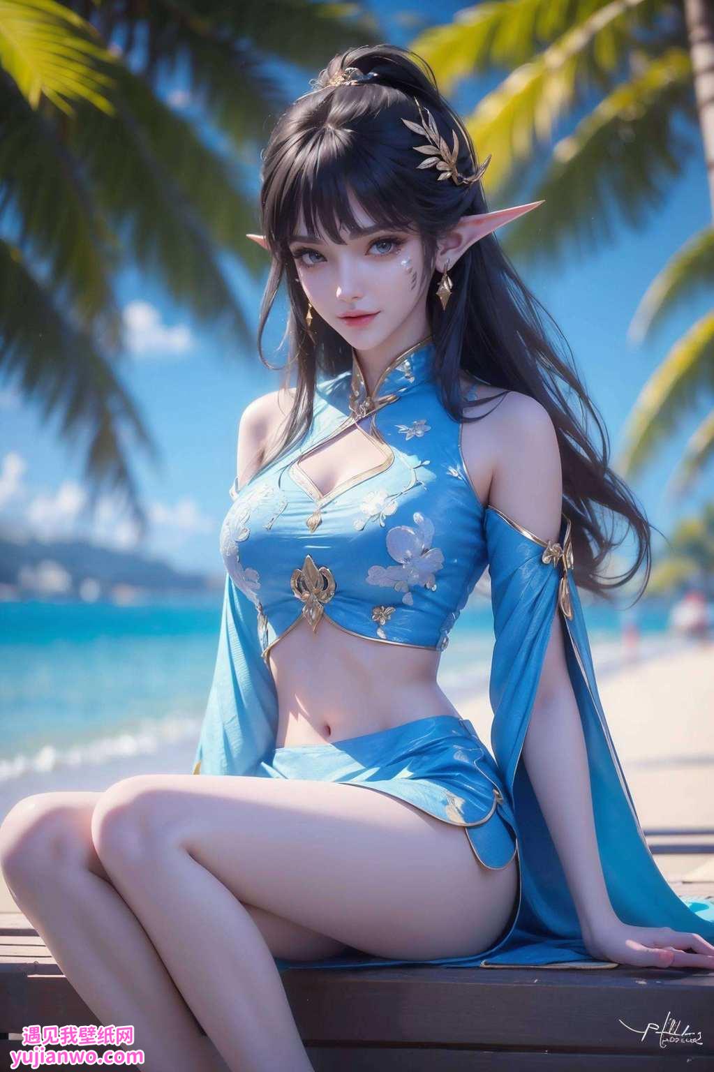 将她的娇美容颜与玄幻世界完美融合来自神秘的天妖凰族