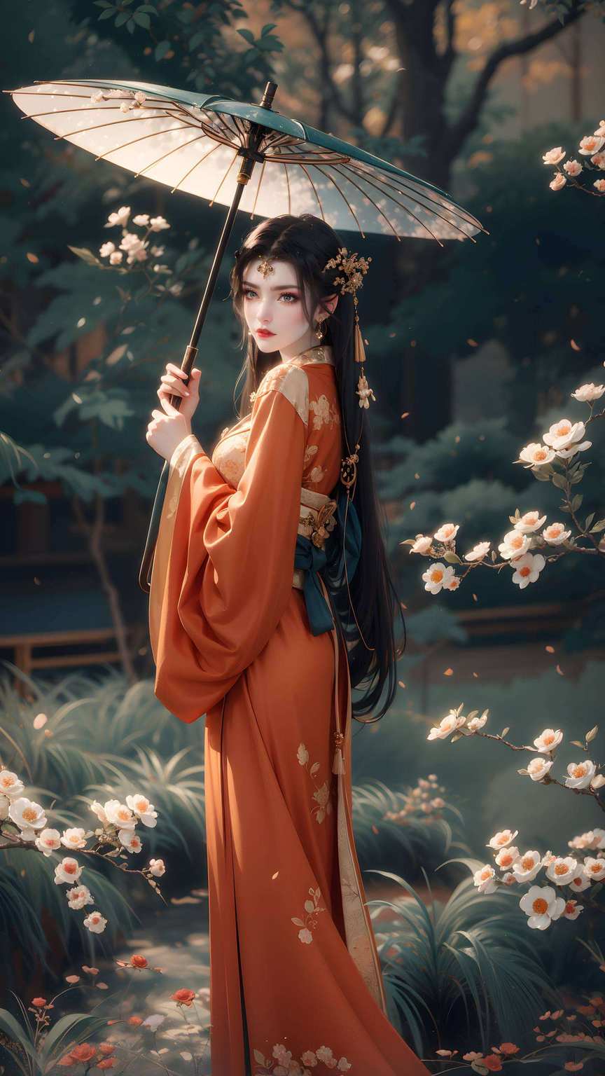 是国漫中的女神代表如同七彩吞天蟒般绚丽