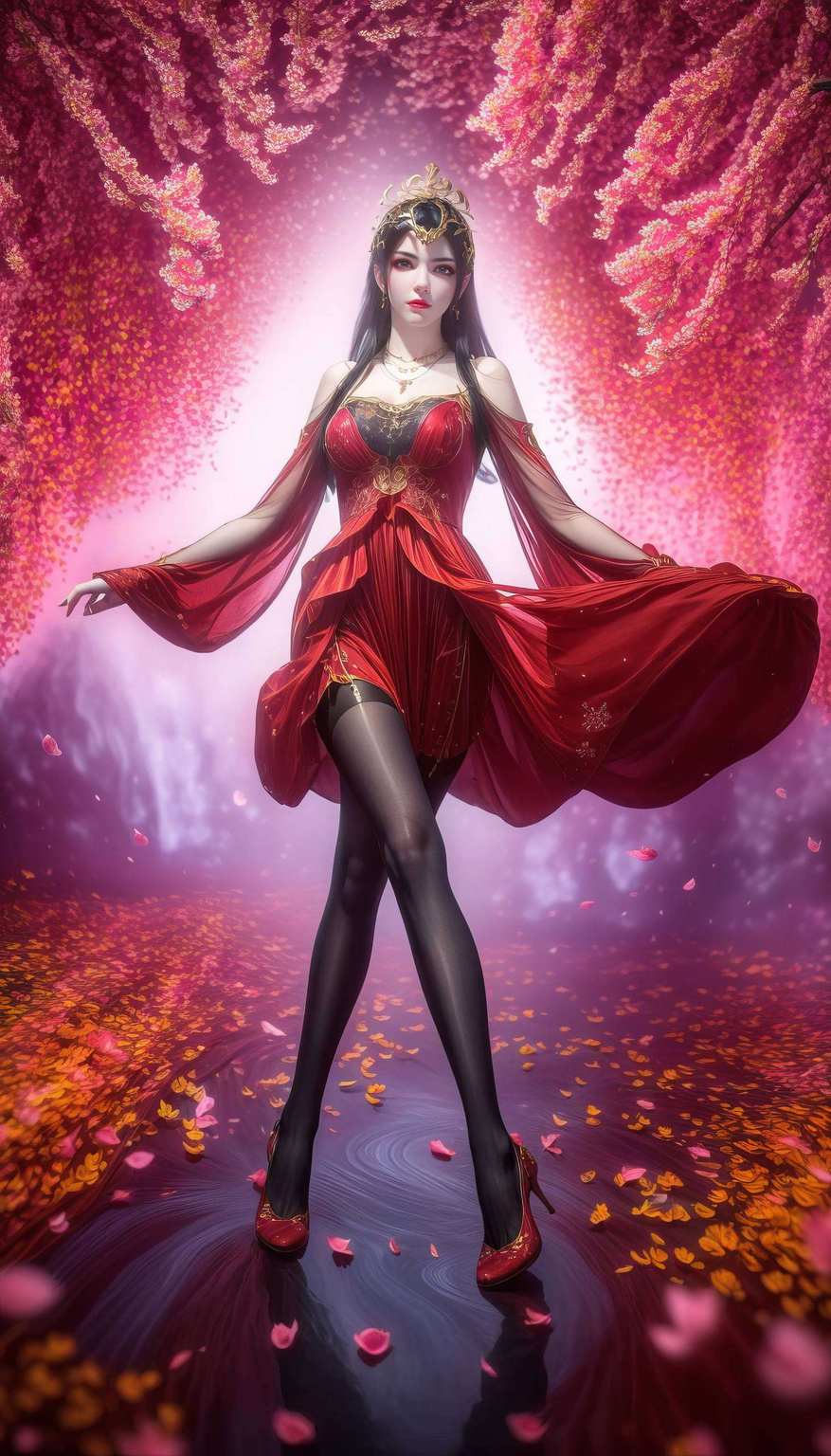 每一幅都是视觉盛宴！炫彩壁纸平板上蛇女的风情万种