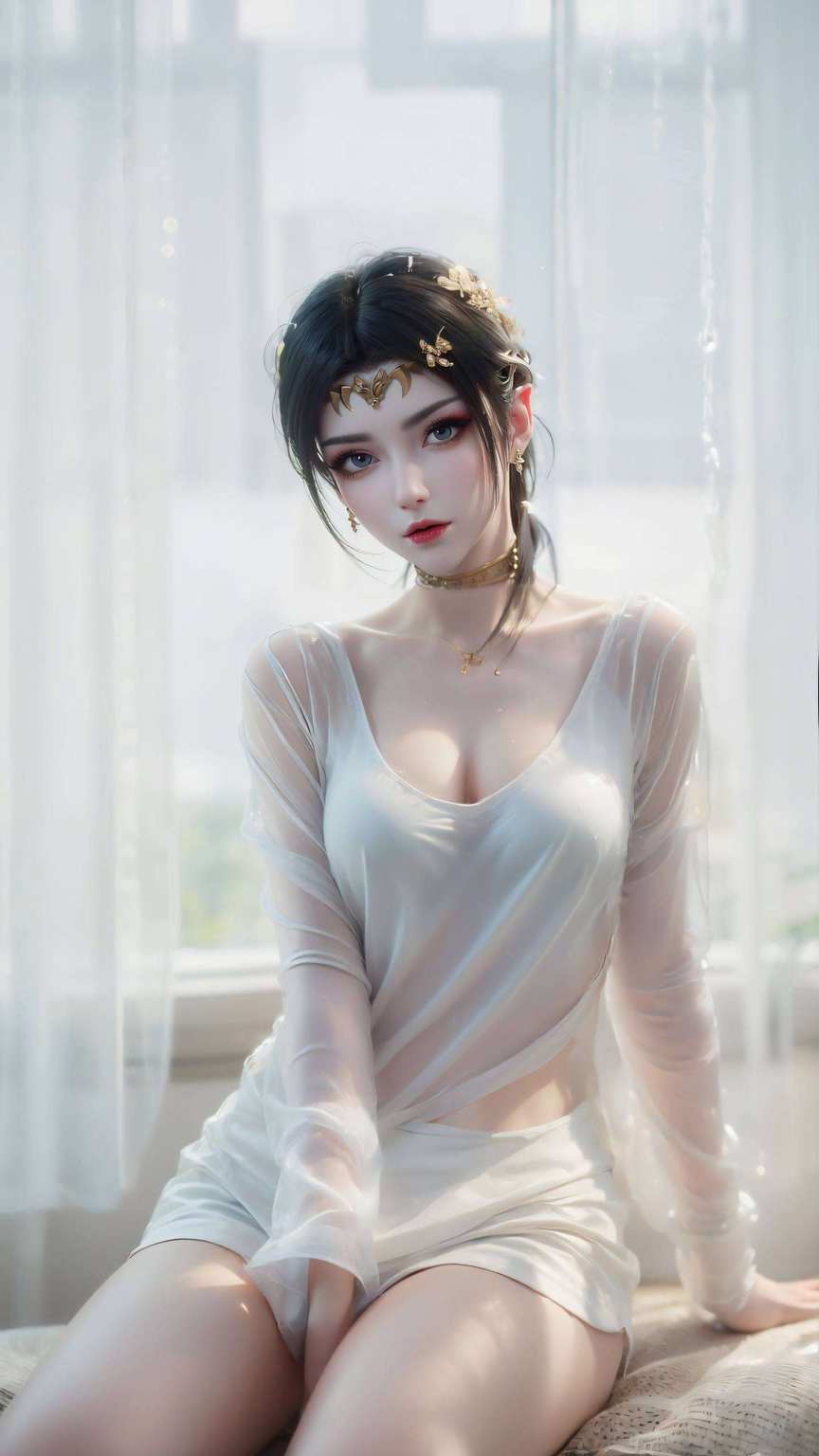 在斑斓的动漫世界里她的眼神中藏着千年岁月的沉淀