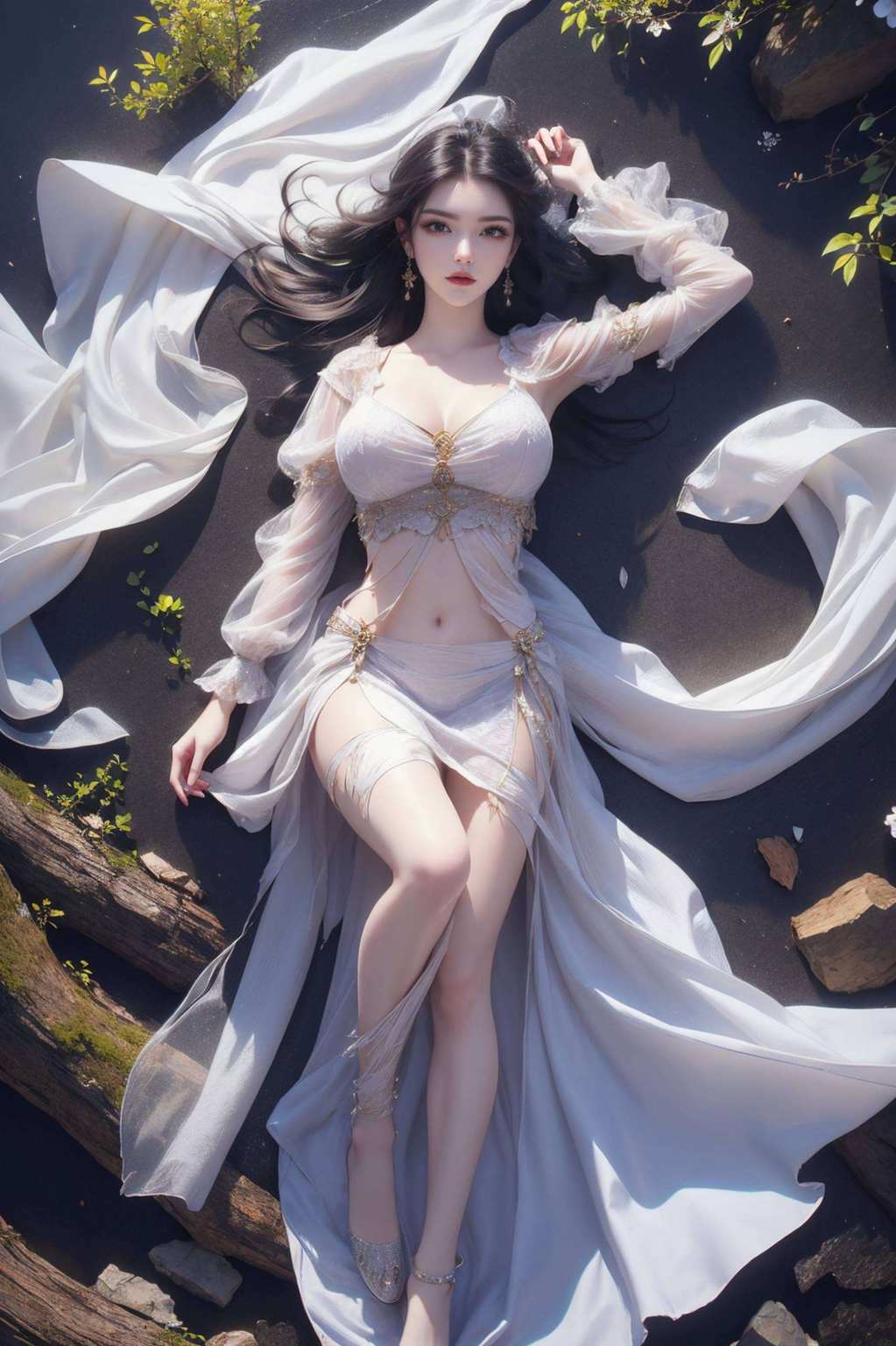 时而风情万种这位七彩吞天蟒化身的美女