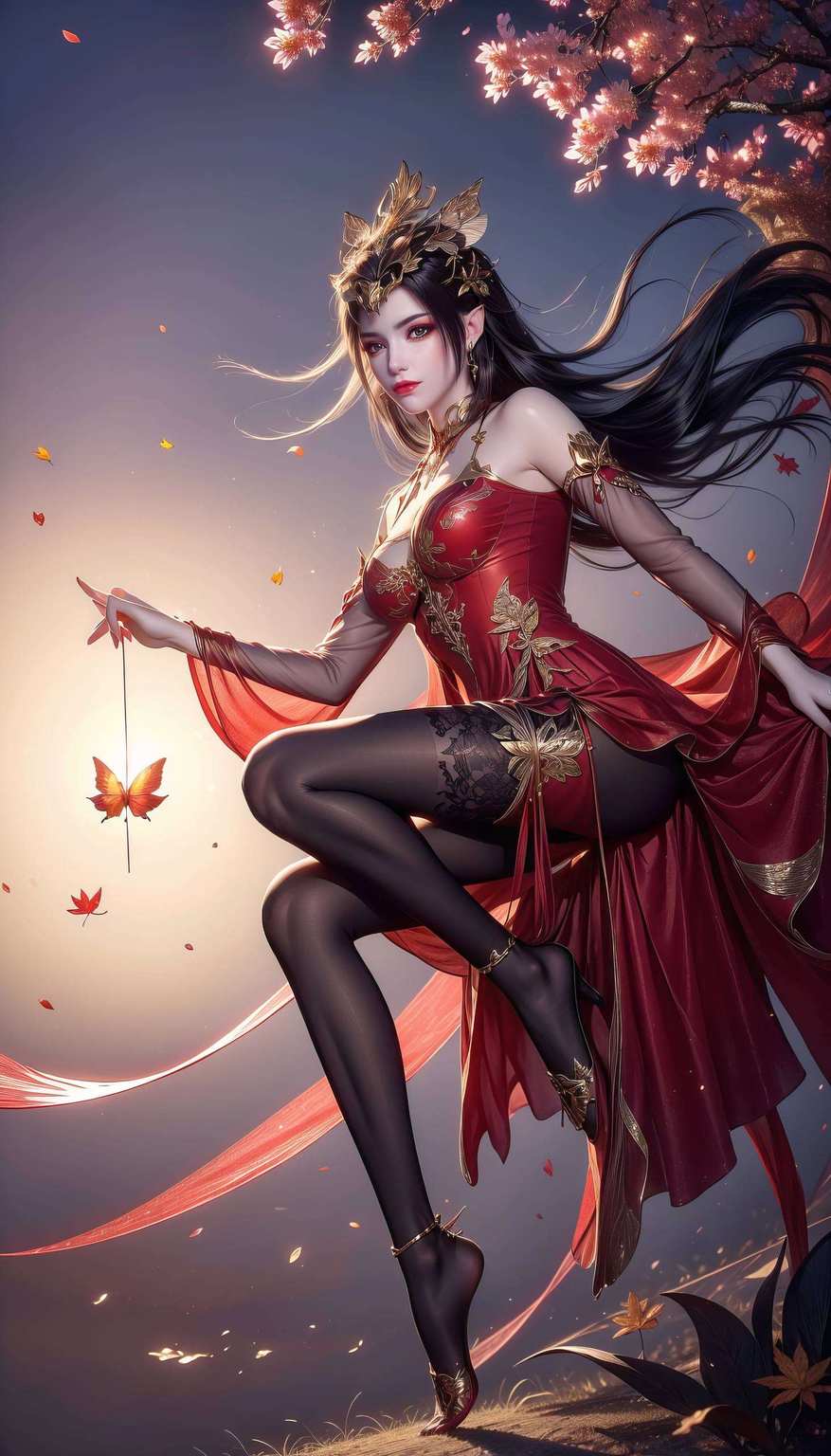 在绚烂的动漫世界里眼神中藏着无尽的智慧与力量