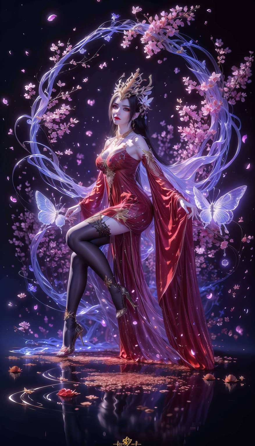 她的美貌和实力嘿