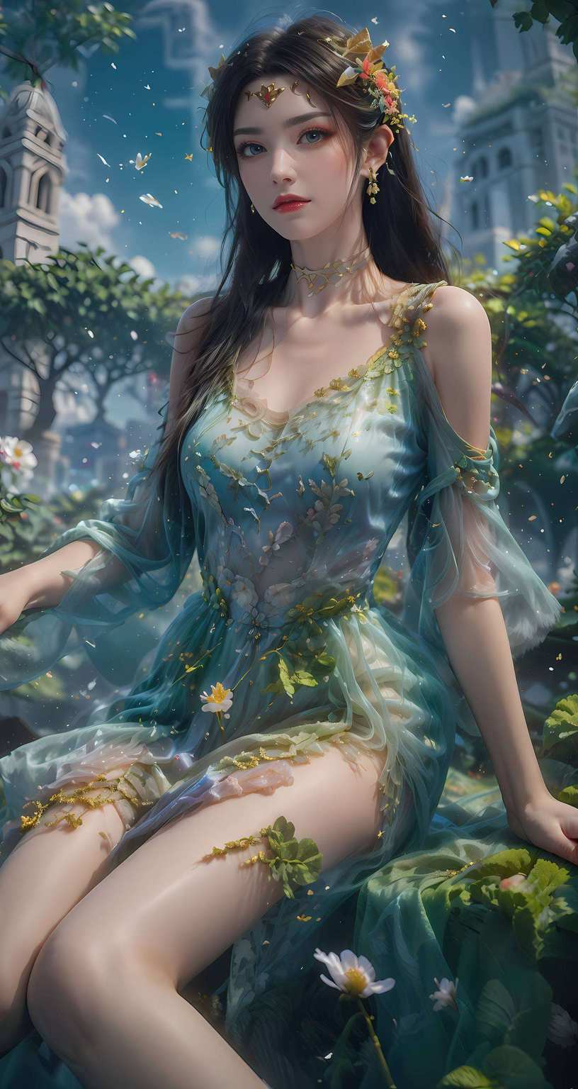 嘿这位冷艳的女神不仅拥有令人惊叹的美貌