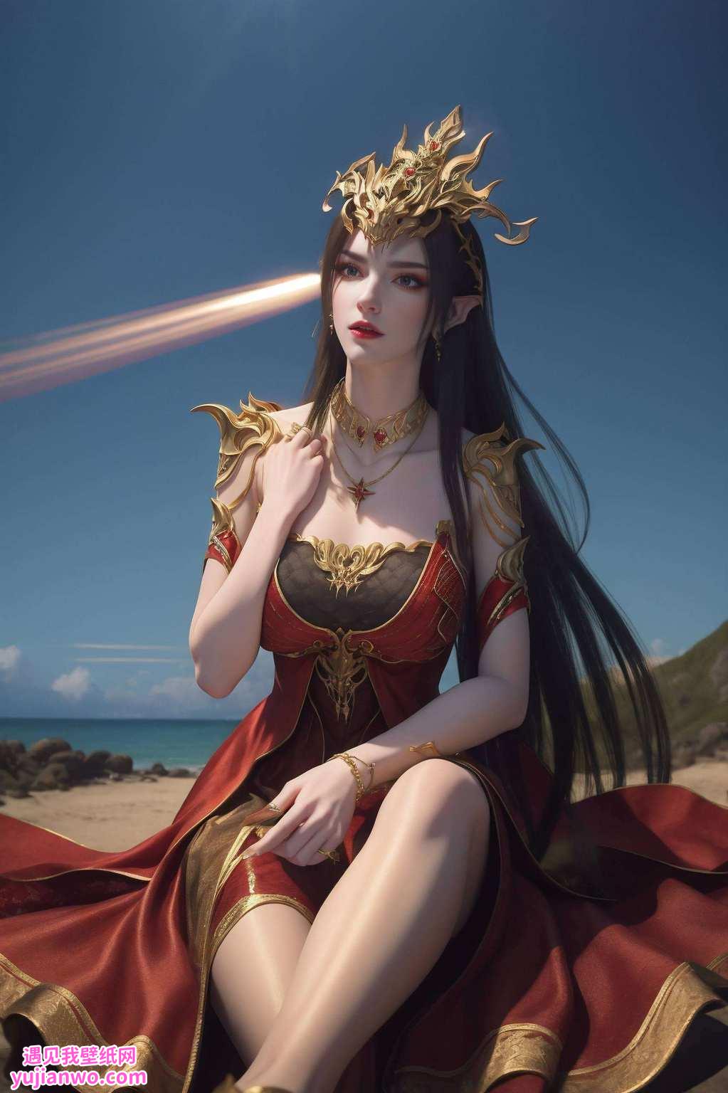 厉害得让人心跳加速而且还是个七彩吞天蟒！美杜莎