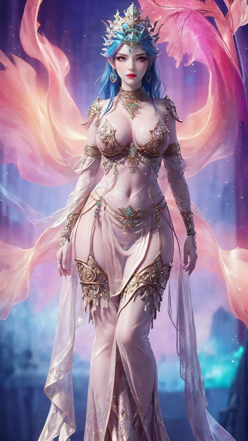 都仿佛感受到她历经沧桑的坚韧诠释着蛇女的神秘与力量