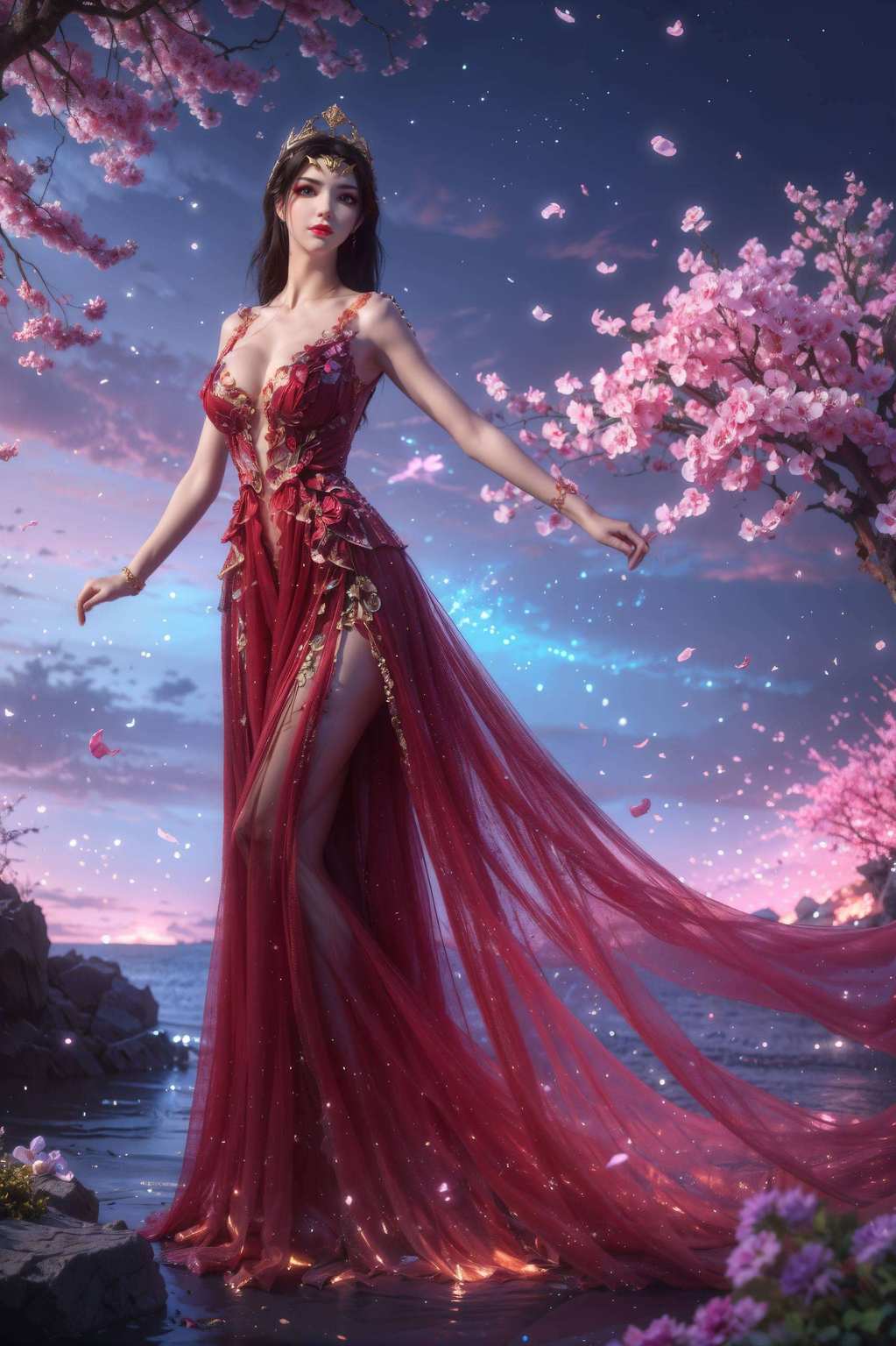 美杜莎手绘壁纸中的神秘蛇女感受国漫女神的无限风情