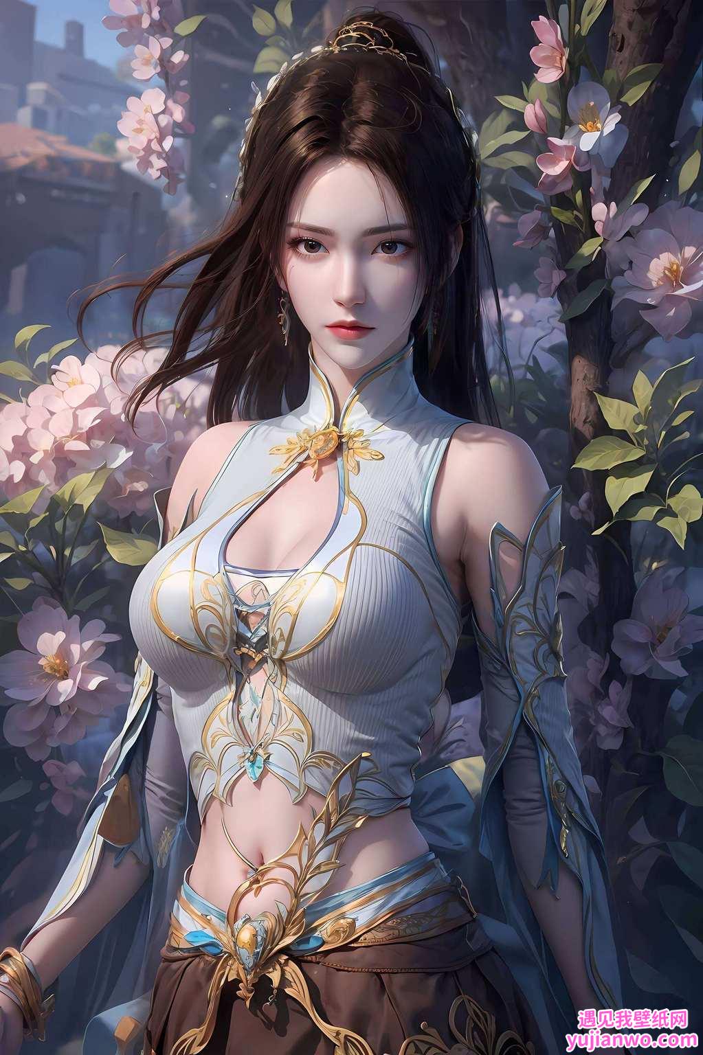 简直能让你的电脑桌面瞬间升华简直是国漫美女中的翘楚！来吧