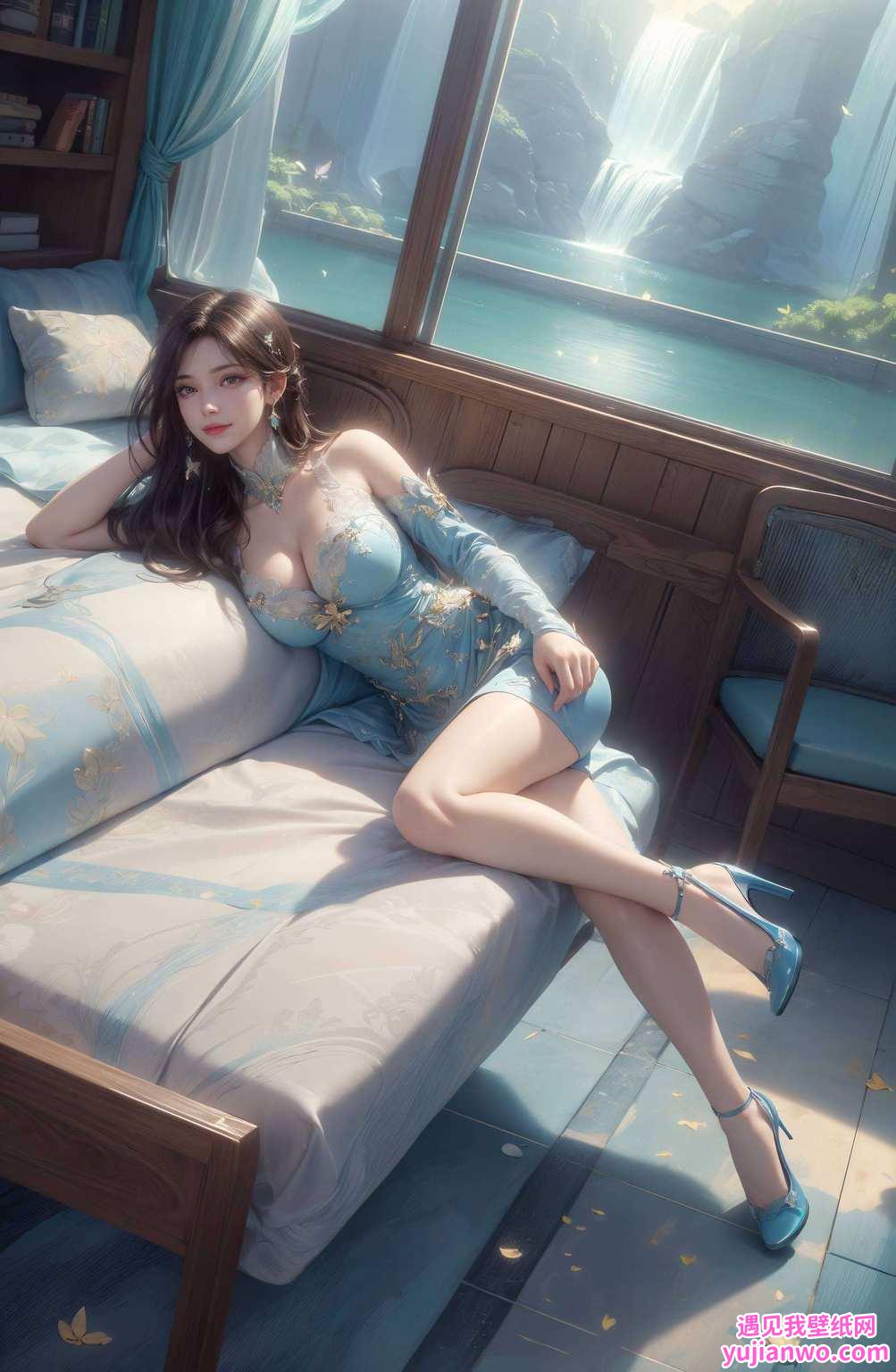 哈哈快来下载这款国漫女神的壁纸吧