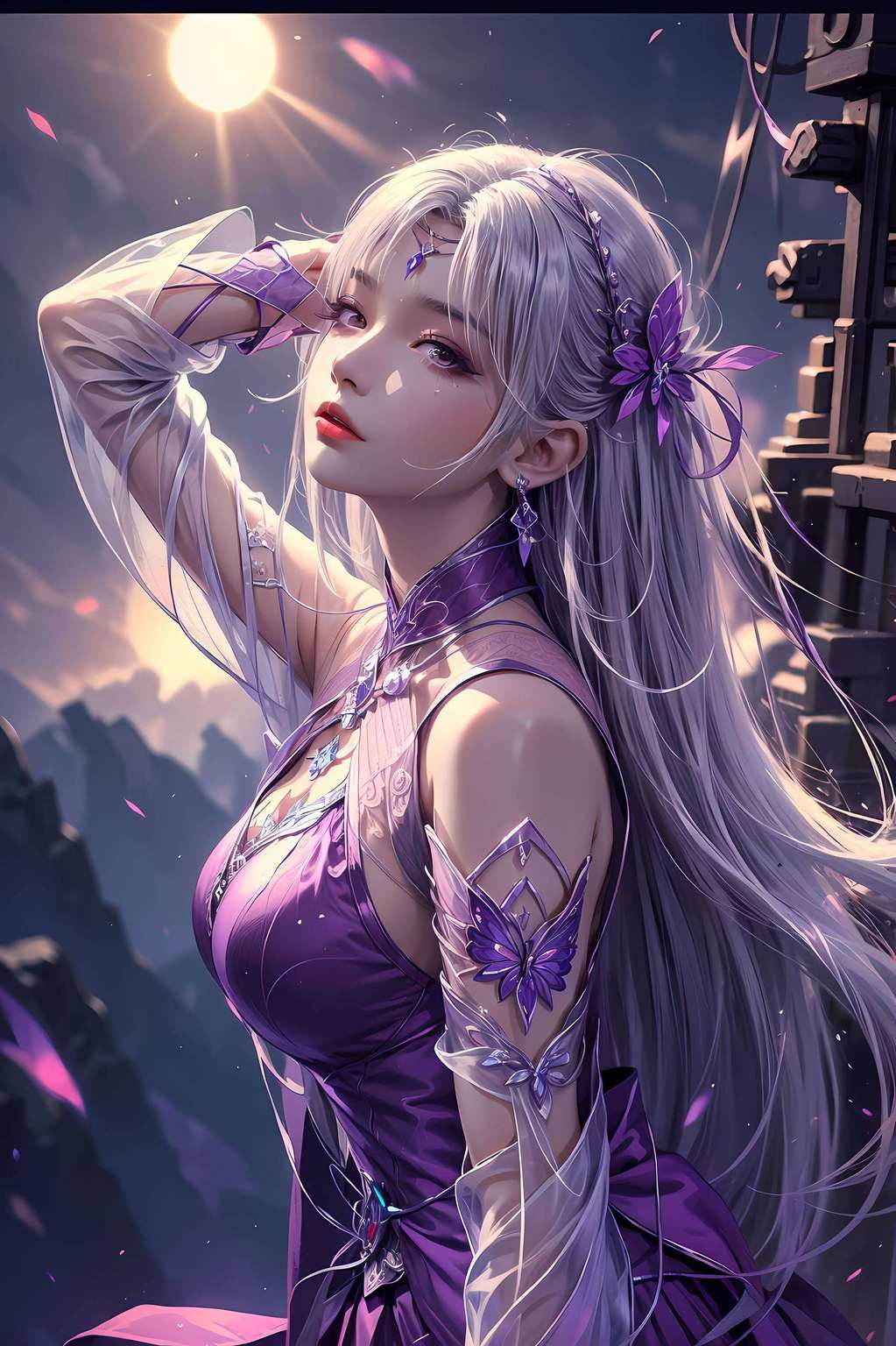 她是国漫中的女神每一个眨眼都是心灵的窗户