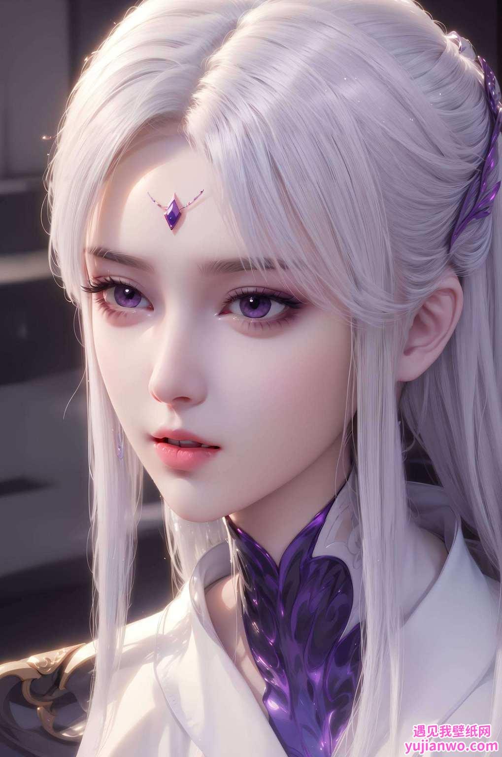 她的美不仅是外表的惊艳为你的PC桌面注入一丝玄幻魅力！