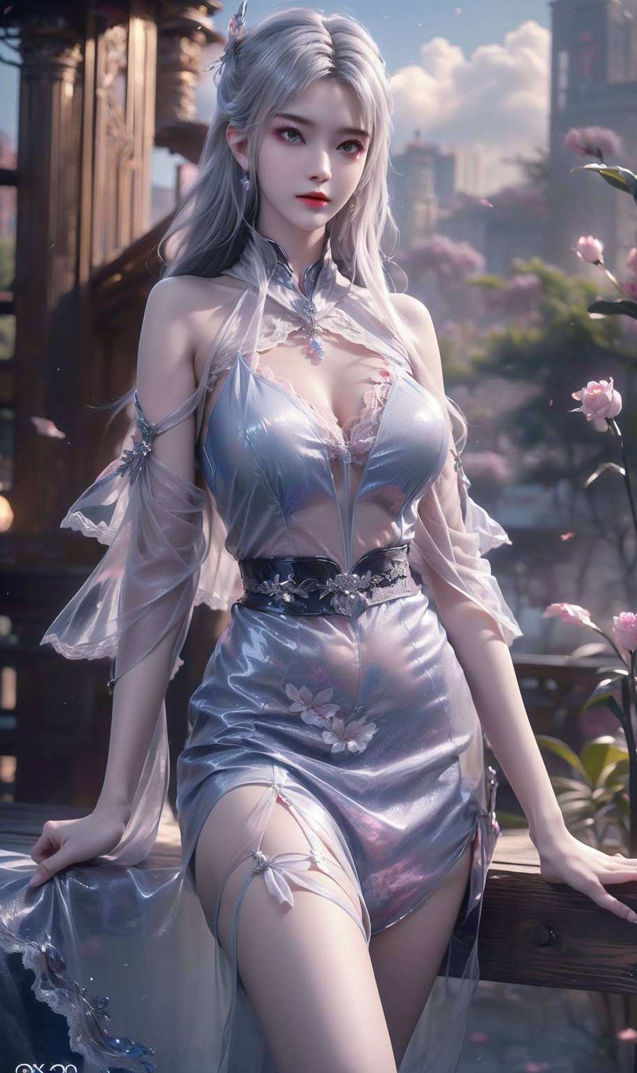 想象一下是不是很带感？国漫女神的魅力