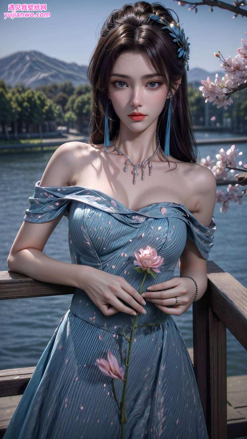 置之案头遂有全屏云韵壁纸