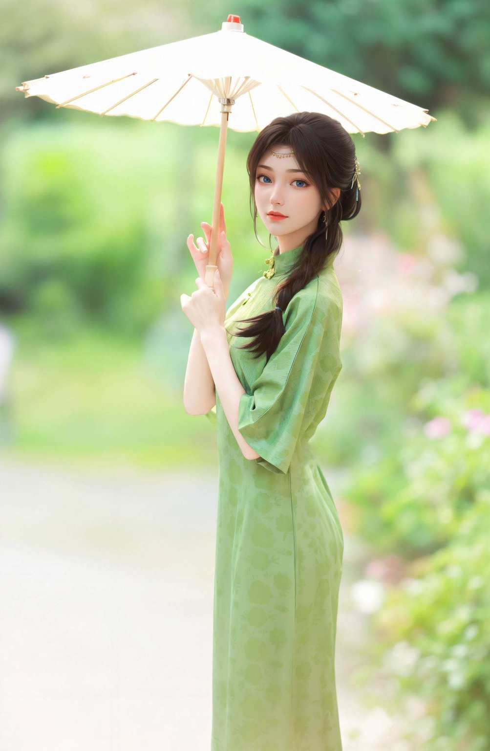 咱们这就来感受一下她的仙韵与萌态让你的电脑也变成玄幻世界的入口！