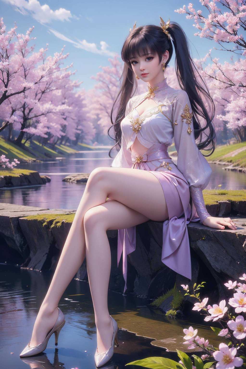 她的眼神坚定而炽热在这场《斗破苍穹》的激战中