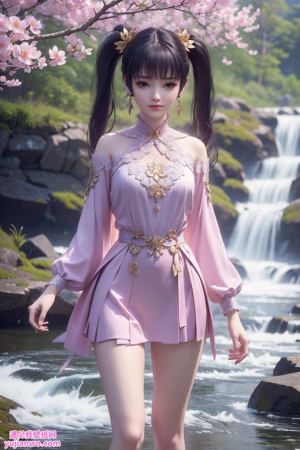 紫妍那如梦如幻的身影让人不禁对动漫之美、玄幻之境心生向往
