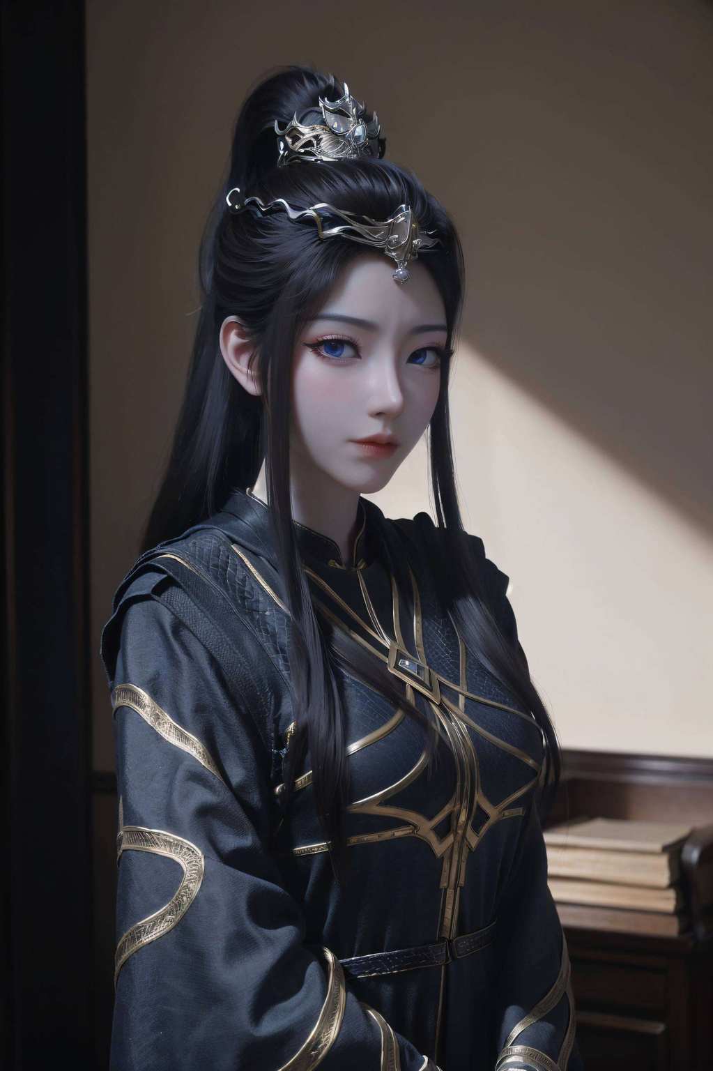 以她的优雅和玄幻气质心生向往