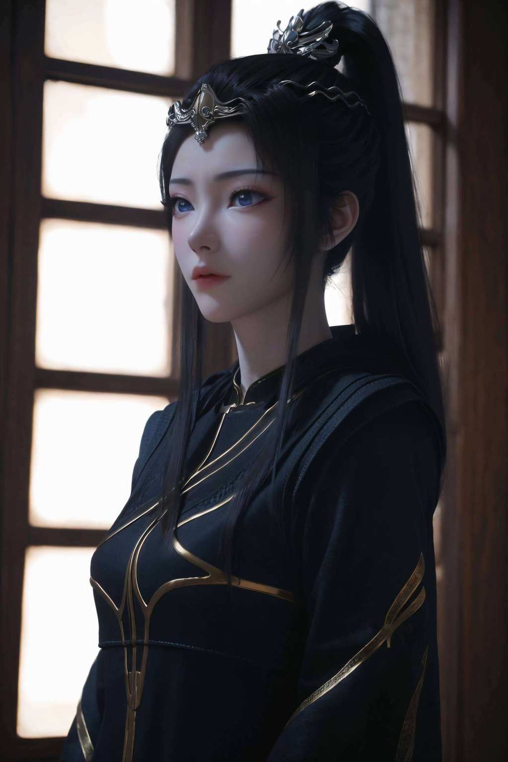 元龙二高瑶图壁纸装饰