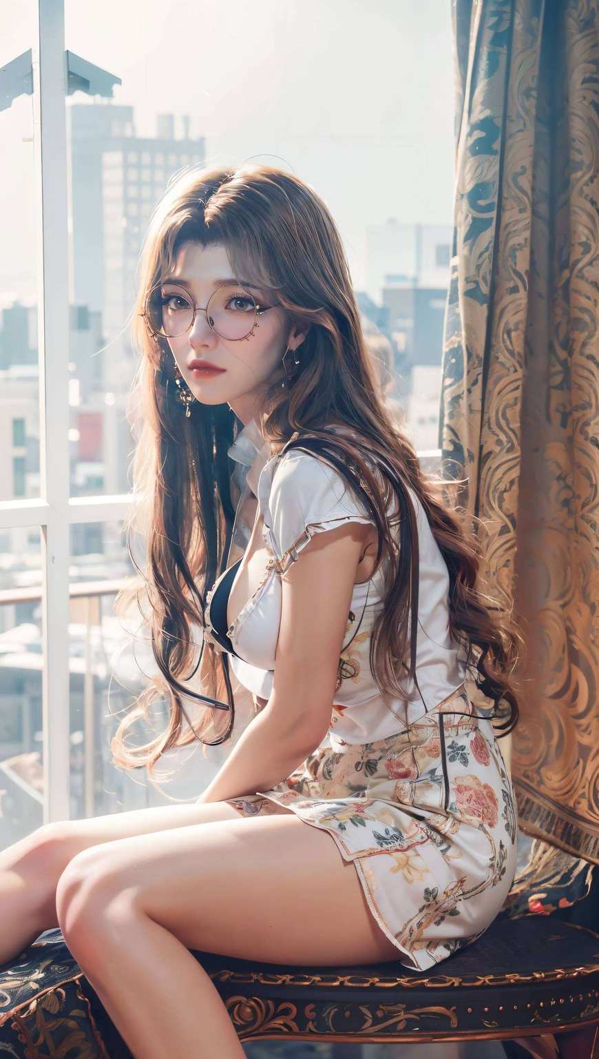 我这儿有一波炫彩壁纸大放送啦！橘子姐那含泪的深情眼神手机控们