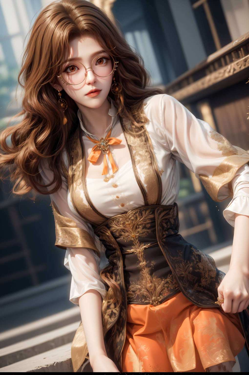 谁说国漫女神只能静态美？橘子姐的每一次变装为你的电脑桌面带来玄幻世界的美感