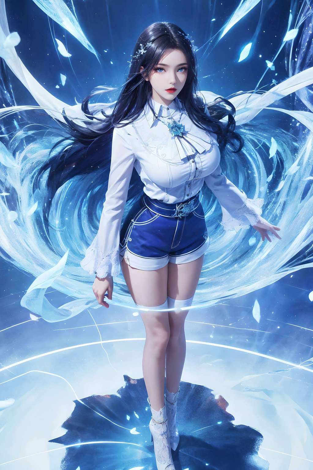 和国漫女神们的甜美形成鲜明对比手机控们