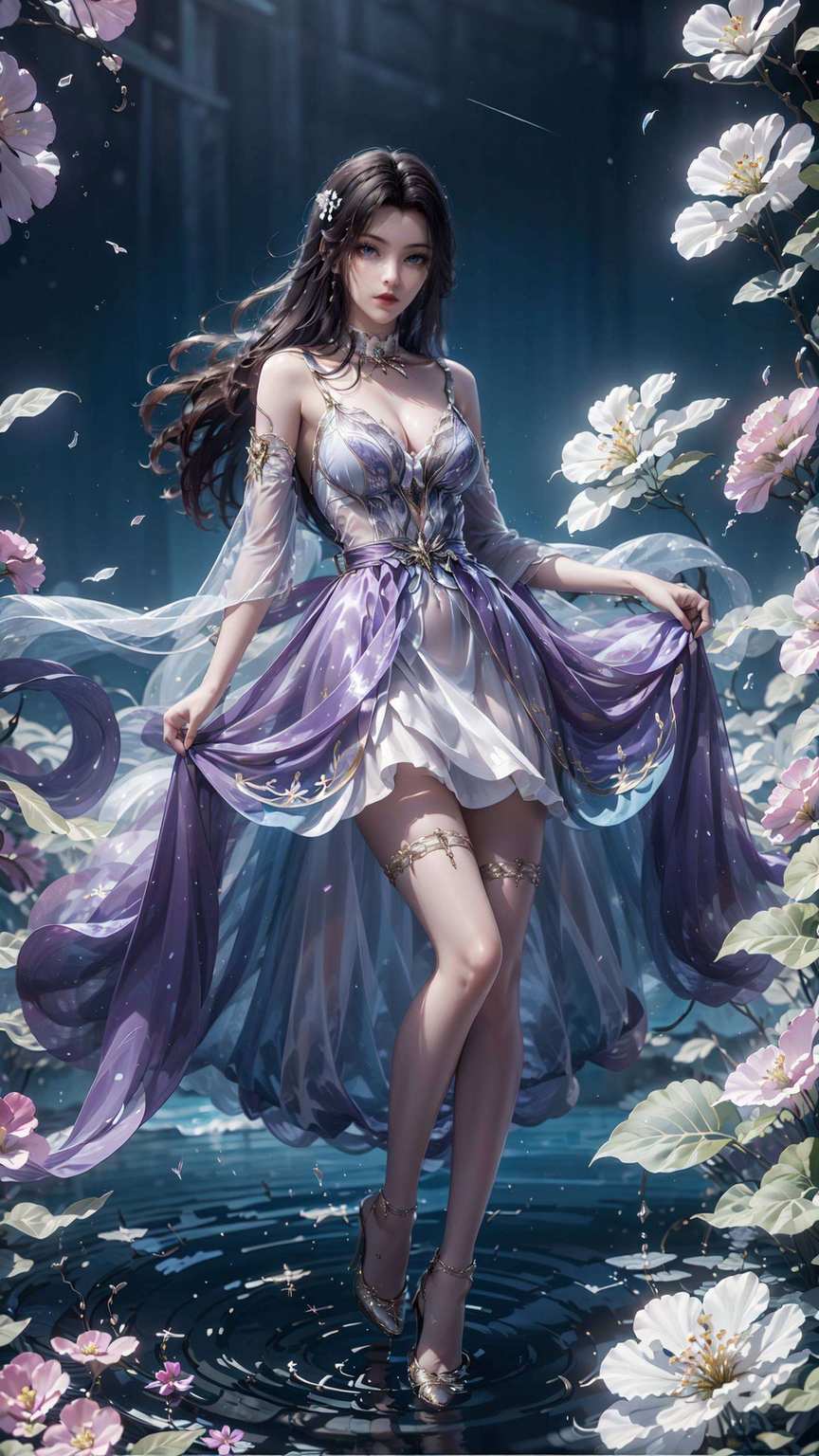 在这绚烂的动漫世界中她的脸部壁纸更让人心动