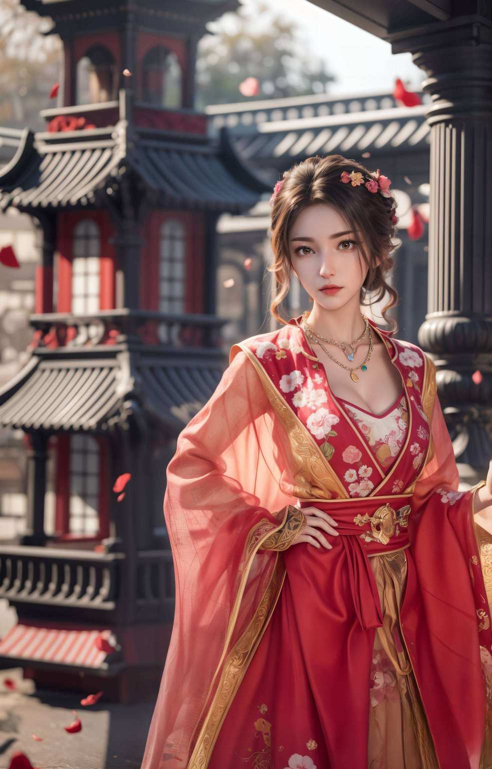 细腻到连嫁衣上的花纹都能数得清高清画质