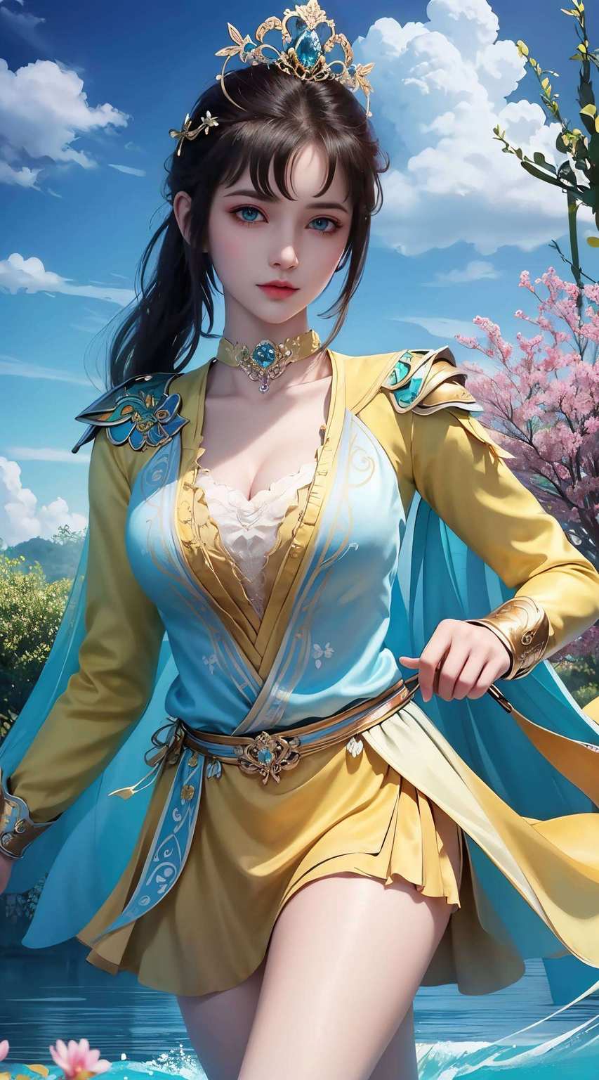 壁纸间点缀屏前