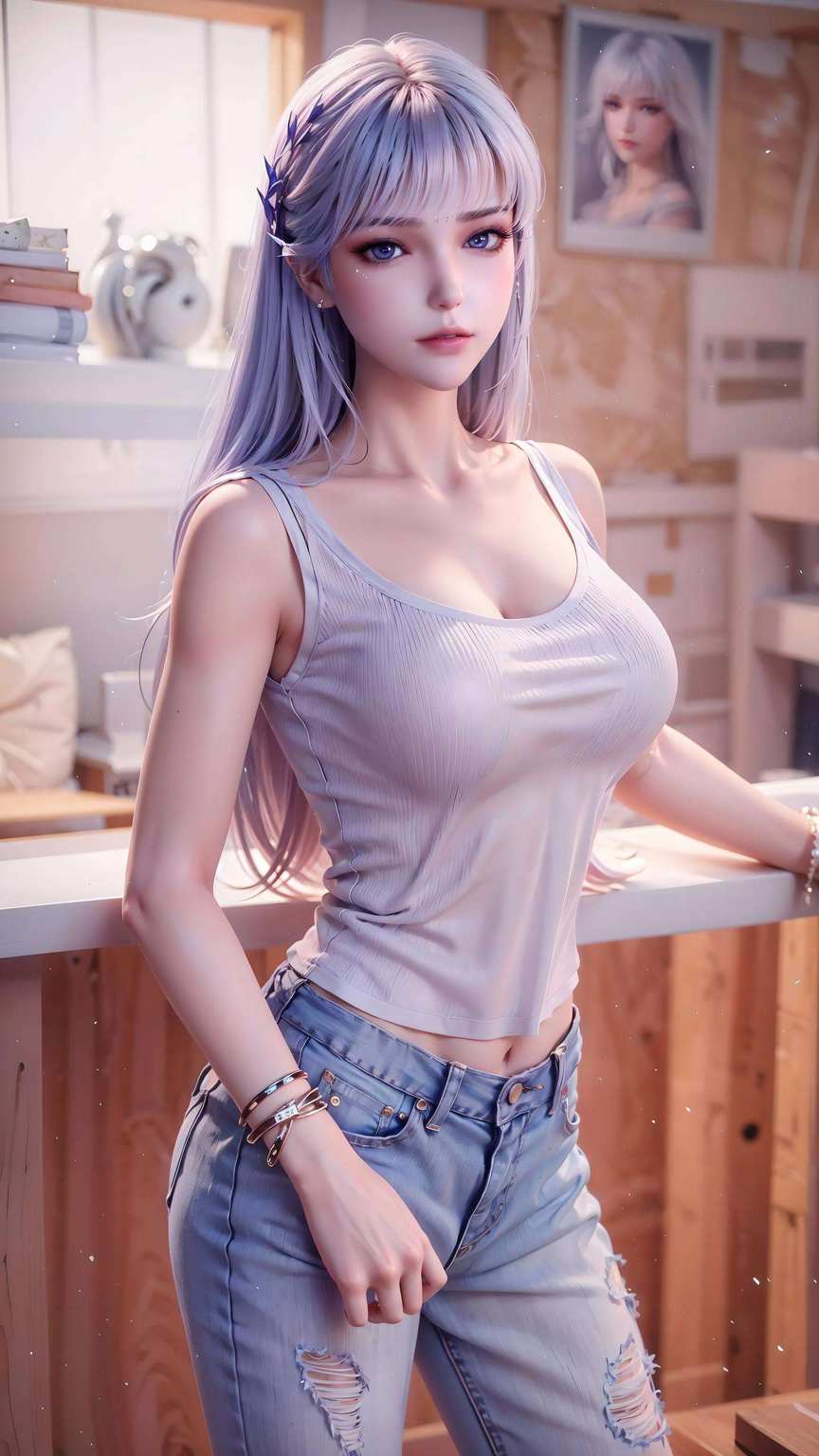 快来下载让你的电脑也感受一下这国漫美女的魅力吧！嘻嘻