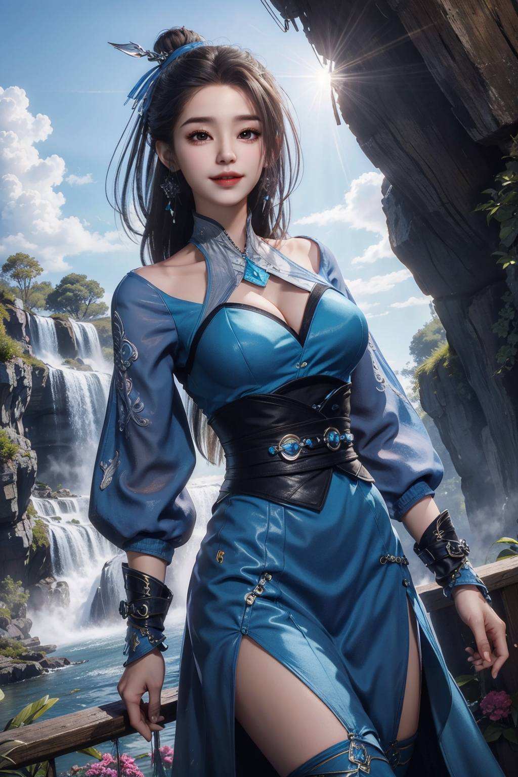 如同一缕清风她那如诗如画的身影