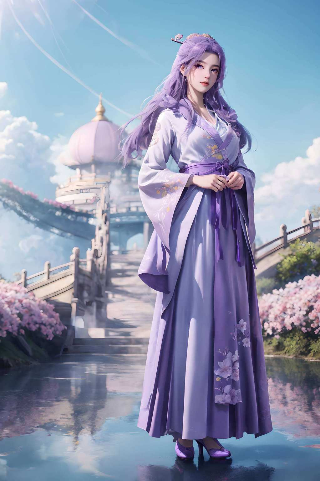 执笔画中神韵师兄之影