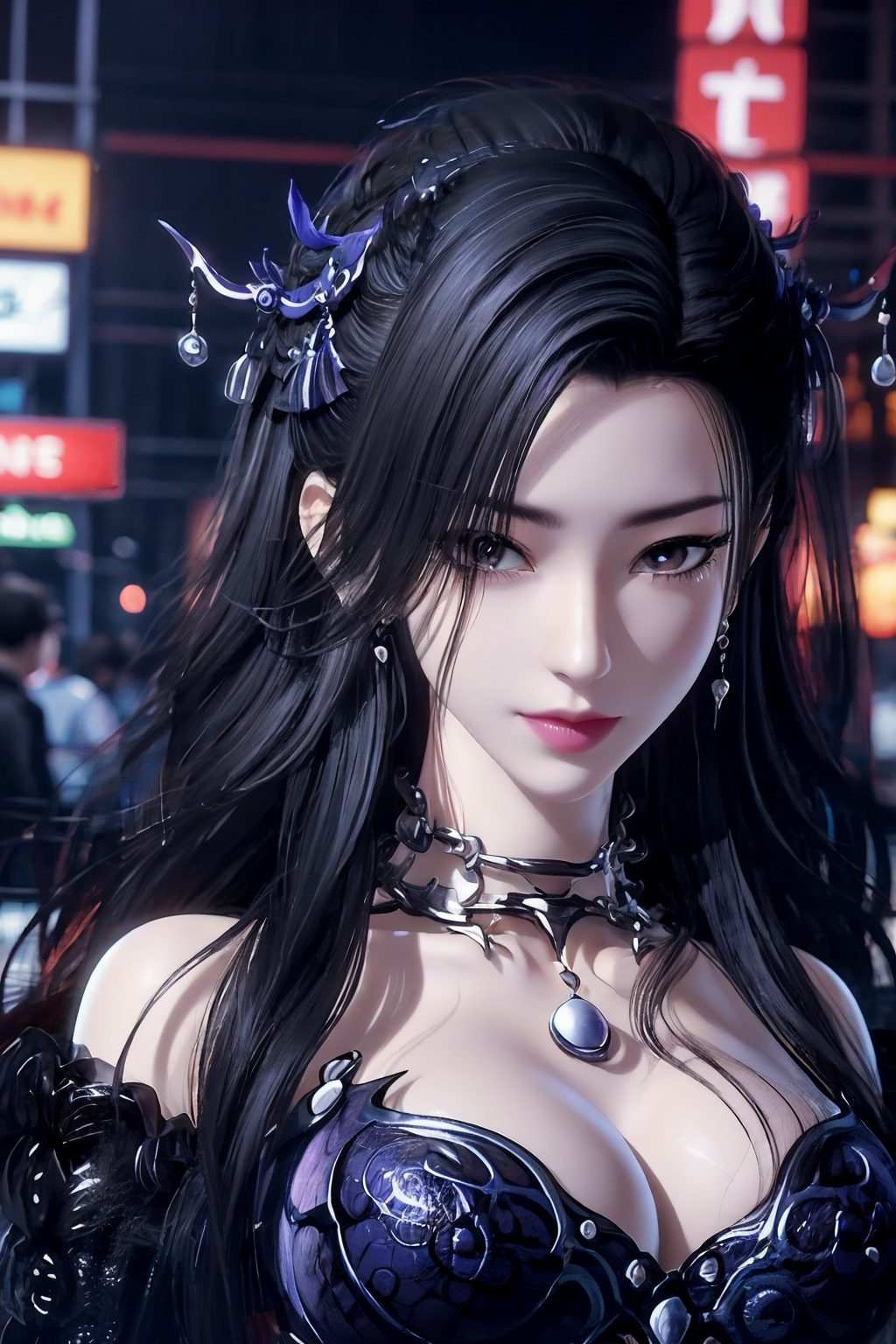 尽在这款桌面装饰图中绽放动漫美女们的玄幻风采