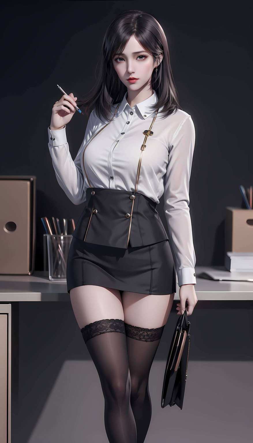 让我成为你桌面上的小可爱吧！”嘻嘻那是国漫女神徐欣的招牌动作