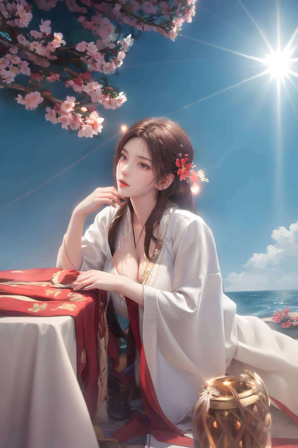 她的魅力横跨动漫与玄幻一位穿梭在梦幻国漫世界的绝世美女
