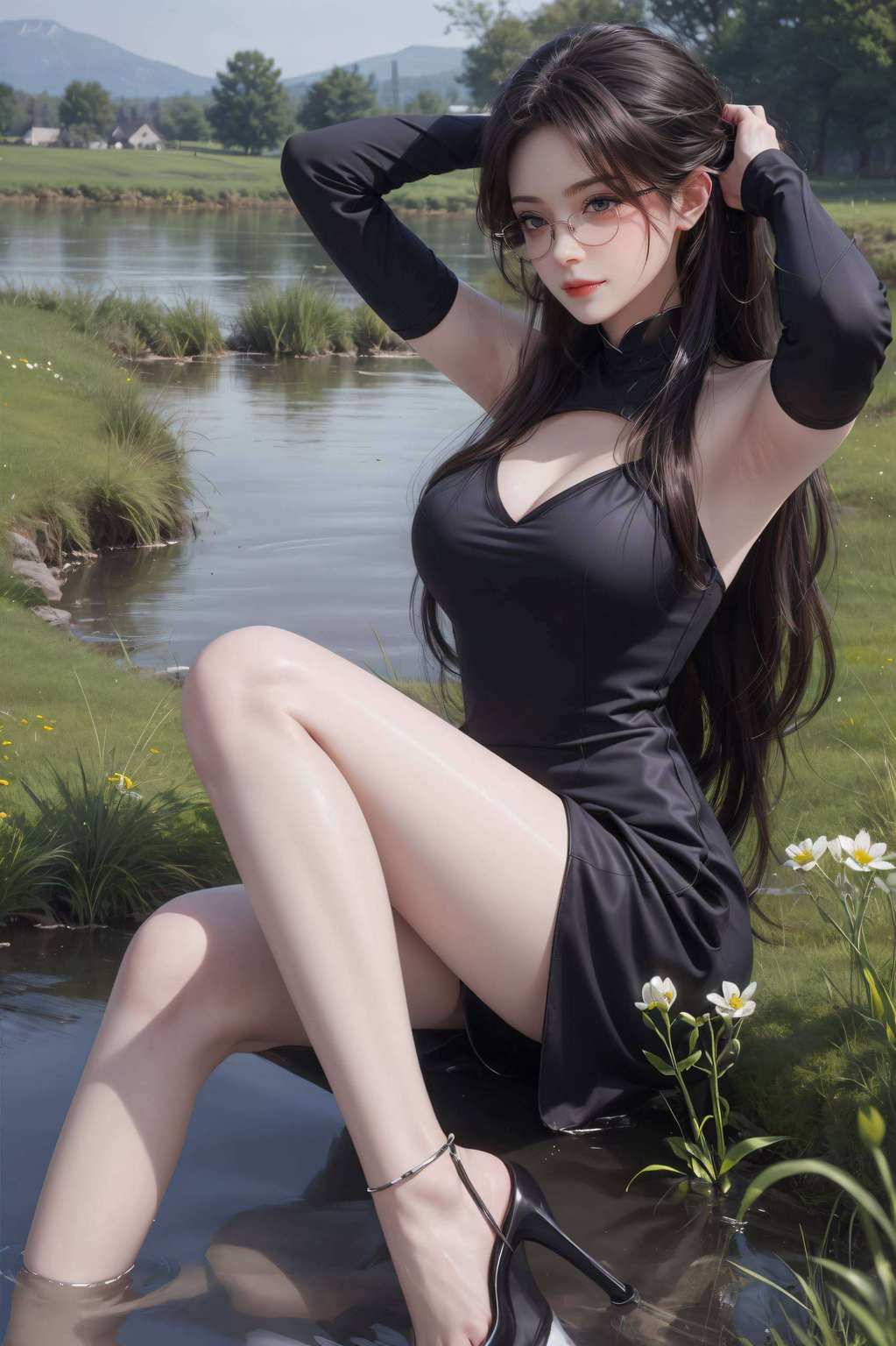 动漫美女共争辉四K高清壁纸