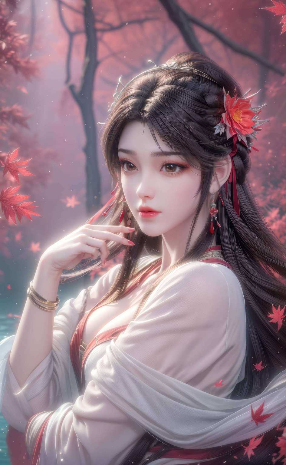 漫步在国漫的绚丽世界里火灵儿那晶莹的泪珠