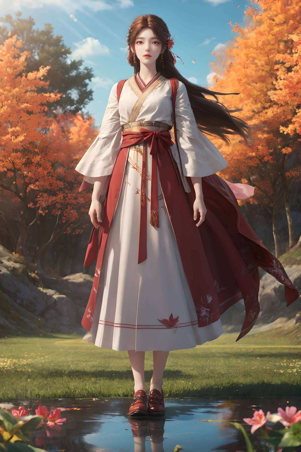 国漫美女辉火灵儿翩翩舞