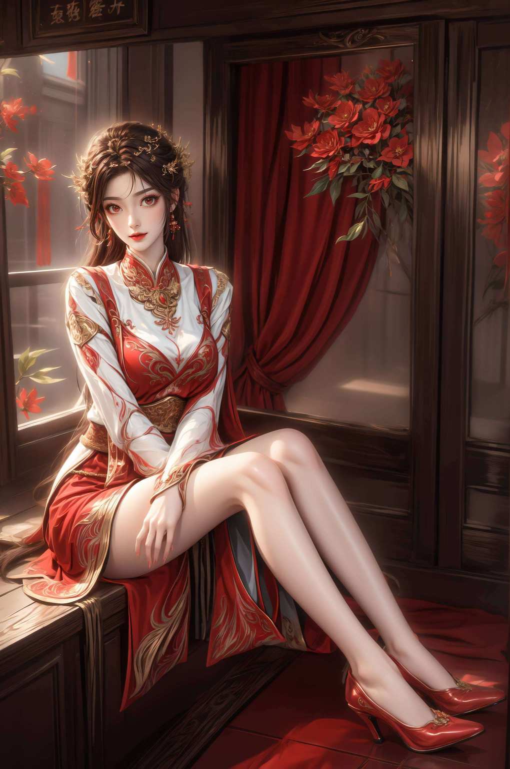 她的每一次微笑石昊的深邃眼眸