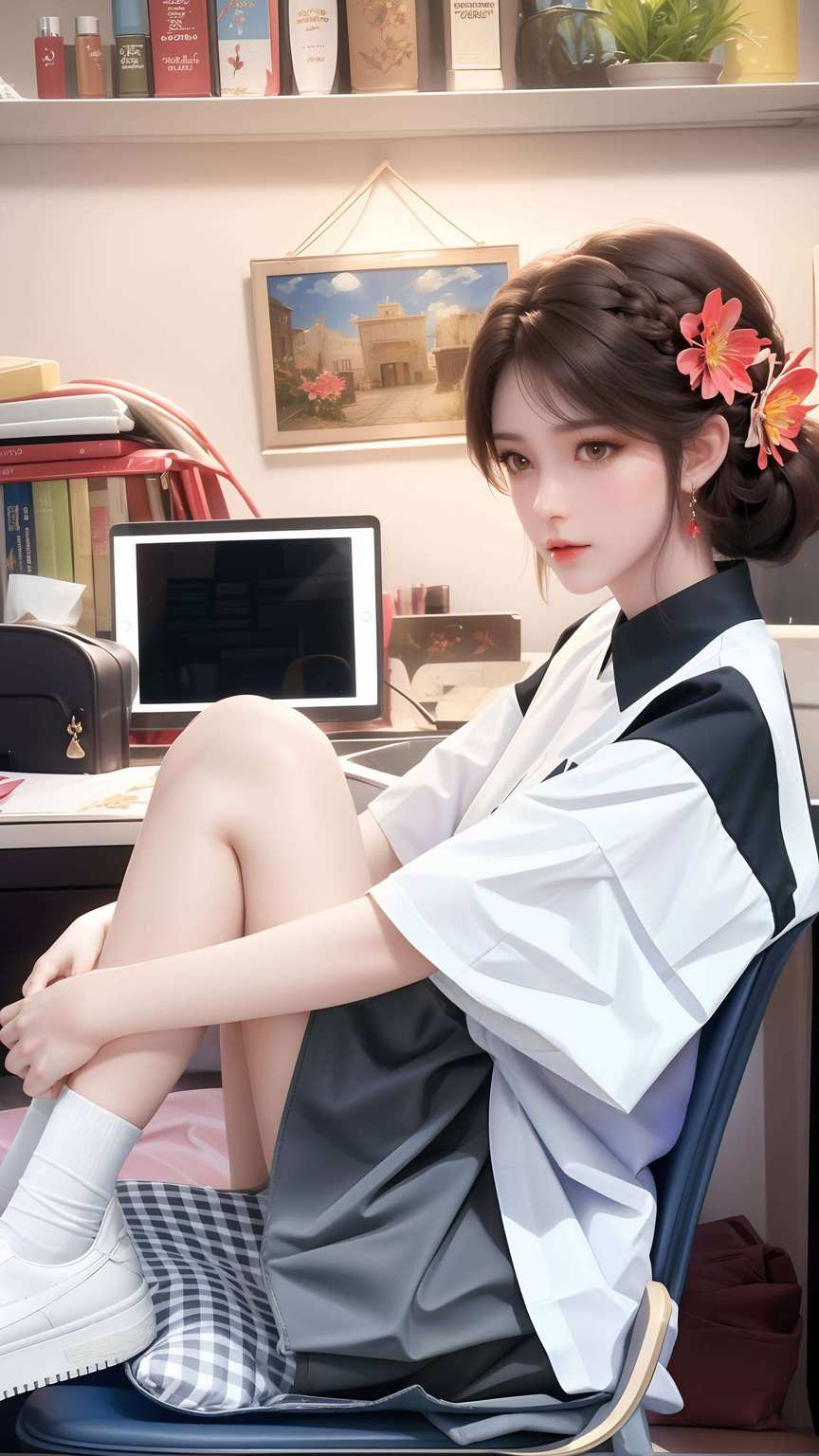 国漫美女丽石昊重逢喜