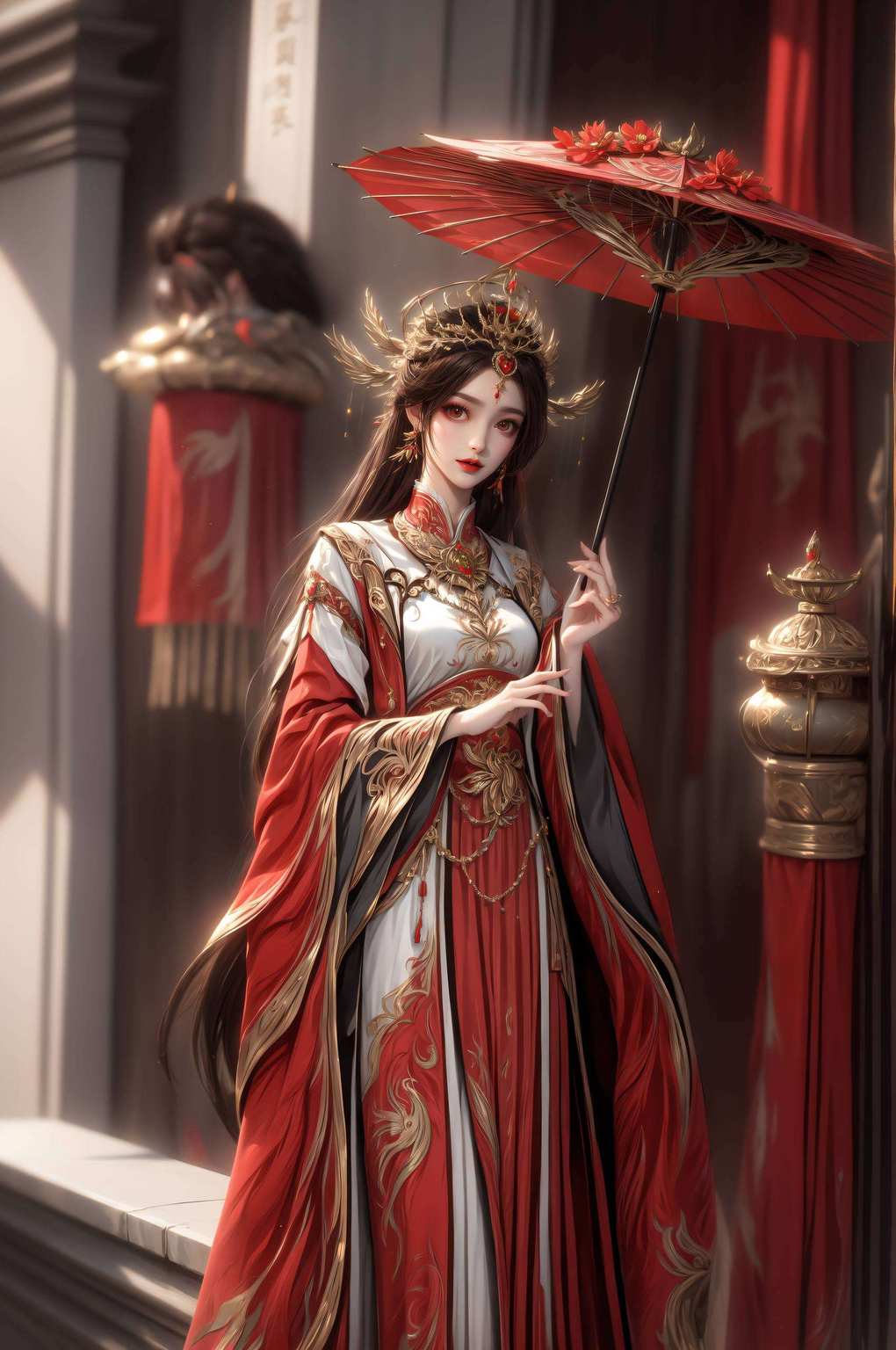 保不齐还能召唤出一只会说话的狐狸精呢！她的眼神里藏着深深的玄幻秘密