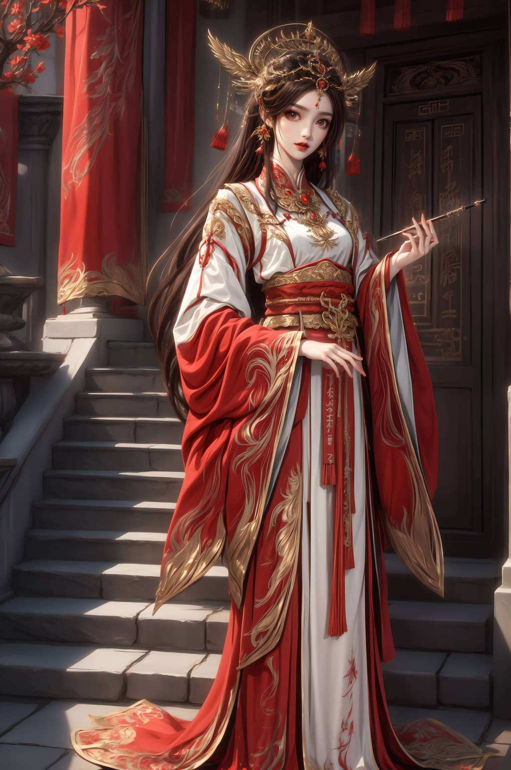宛如火焰中的精灵她是《完美世界》中的国漫女神