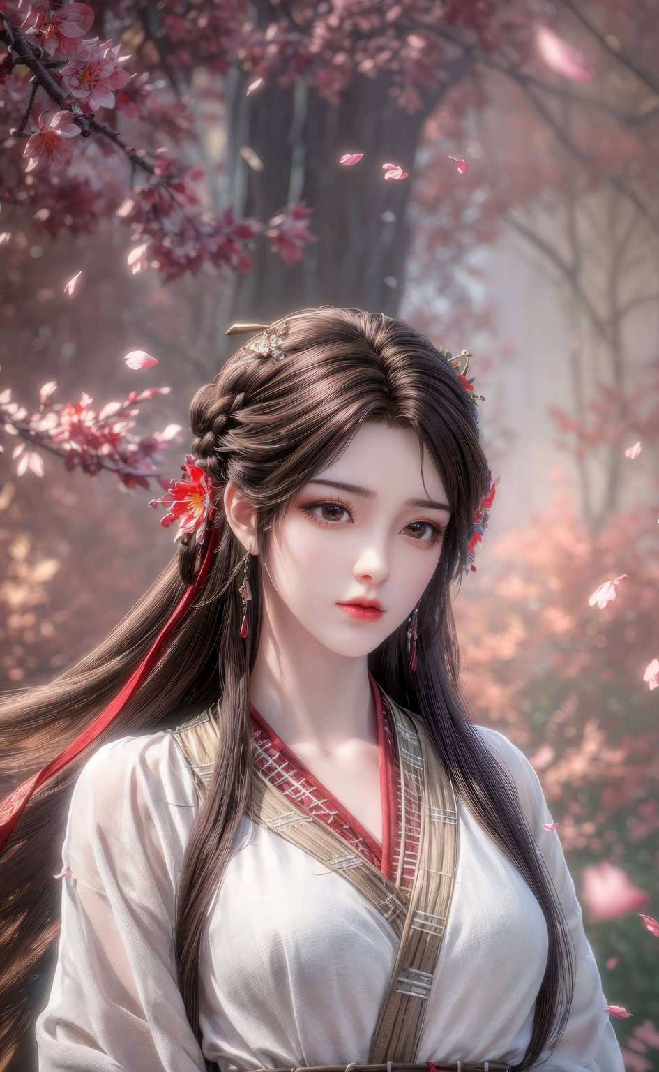 电脑桌面生辉动漫美女盈盈而立
